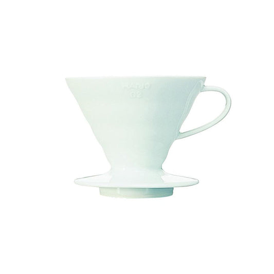 Hario V60 Ceramic Coffee Dripper White (Size 02)
