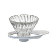Hario V60 Glass Coffee Dripper White - Size 01