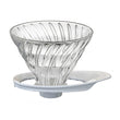 Hario V60 Glass Coffee Dripper White Size 02